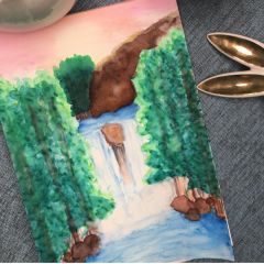 Watercolour - Inspired by Bob Ross