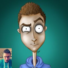 Tim Burton Inspired Character - Allan